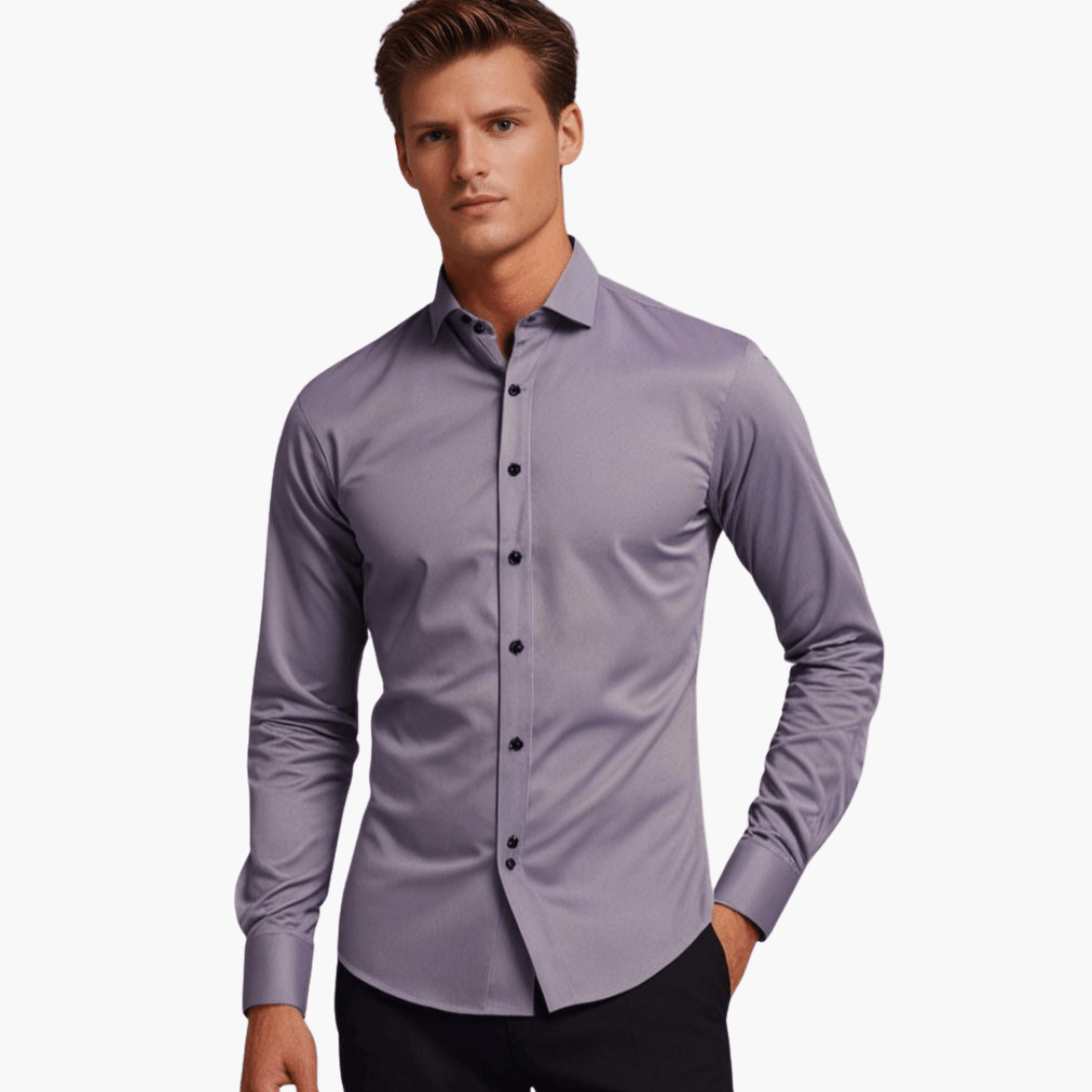 Camisa ajustada para hombre | Manga larga