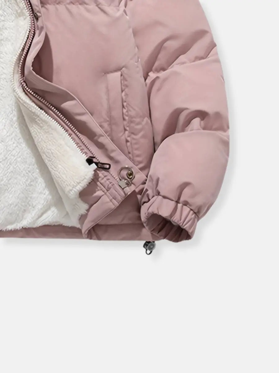 Herren Reißverschluss Daunenjacke | Warm