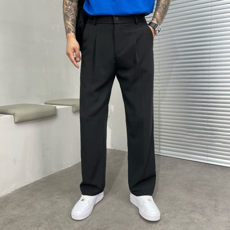 Pantaloni estivi uomo con pieghe | Vestibilità comoda