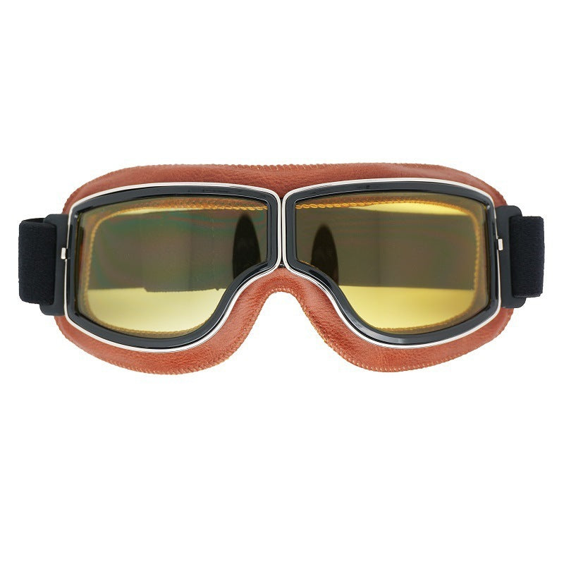 Lunettes de moto vintage polarisées pour homme