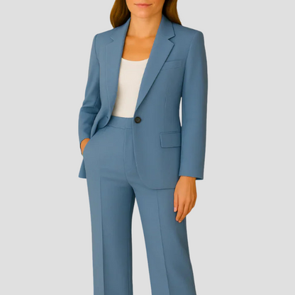 Tailleur pantalon business décontracté pour femmes | Deux pièces