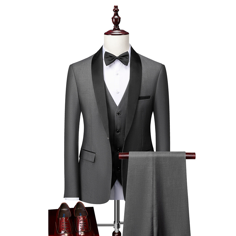 Costume complet de mariage slim fit pour homme