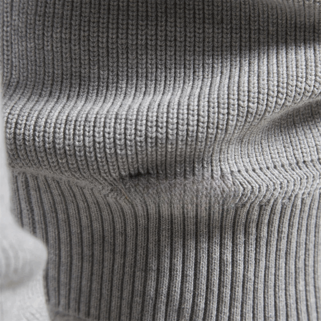 Pull en maille douce homme | Fermeture éclair