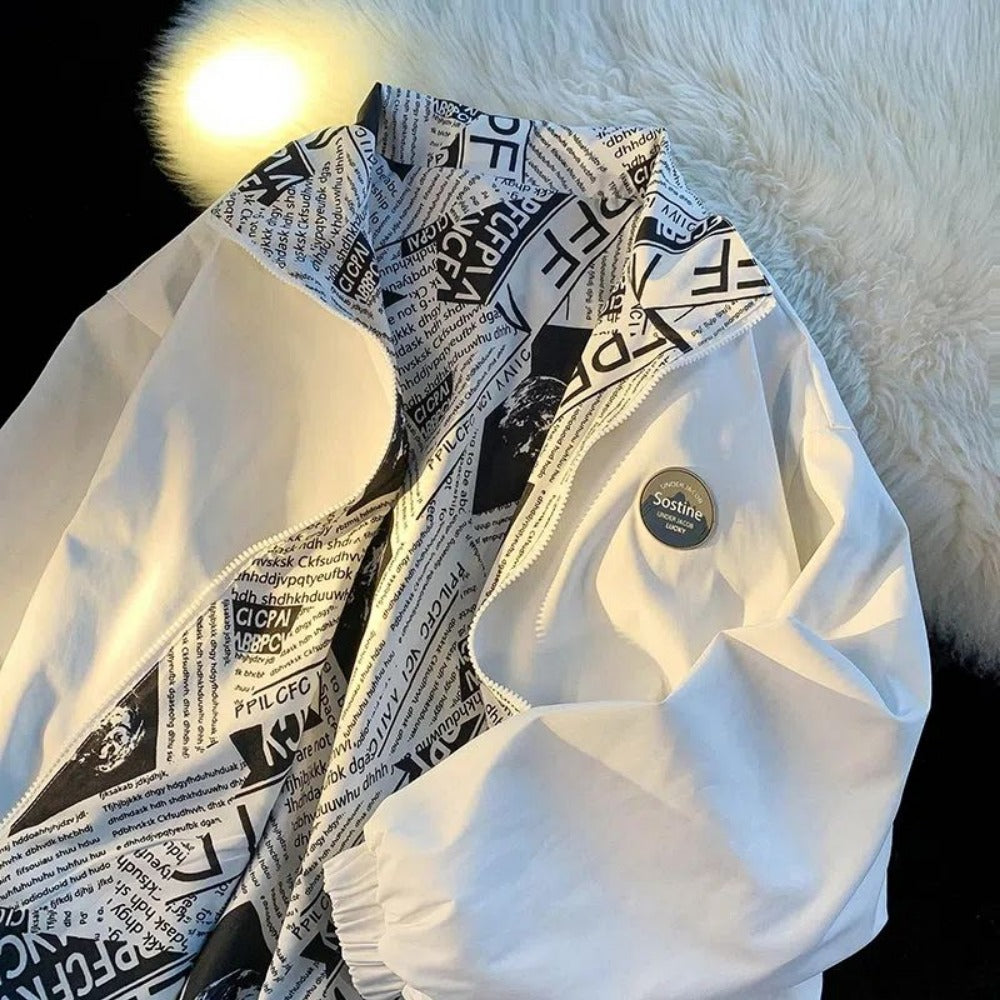 Veste réversible à motif imprimé pour femmes – Lavinia