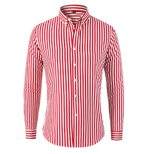 Chemise rayée manches longues homme | Décontractée