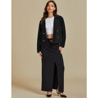Veste courte femme à double boutonnage – Giovanna