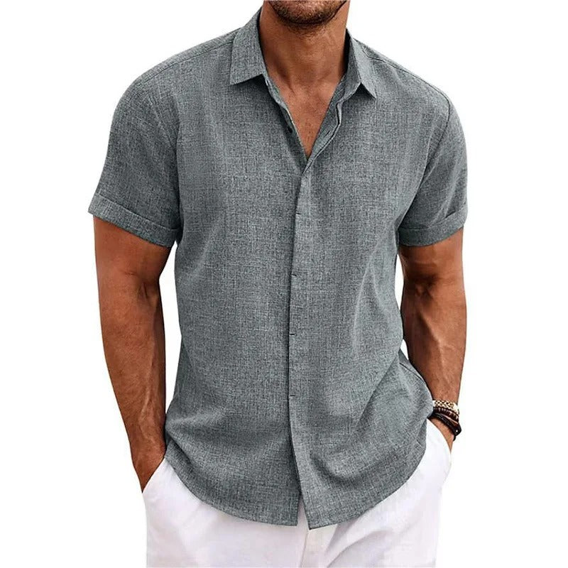 Polo de plage manches courtes homme | Boutonné