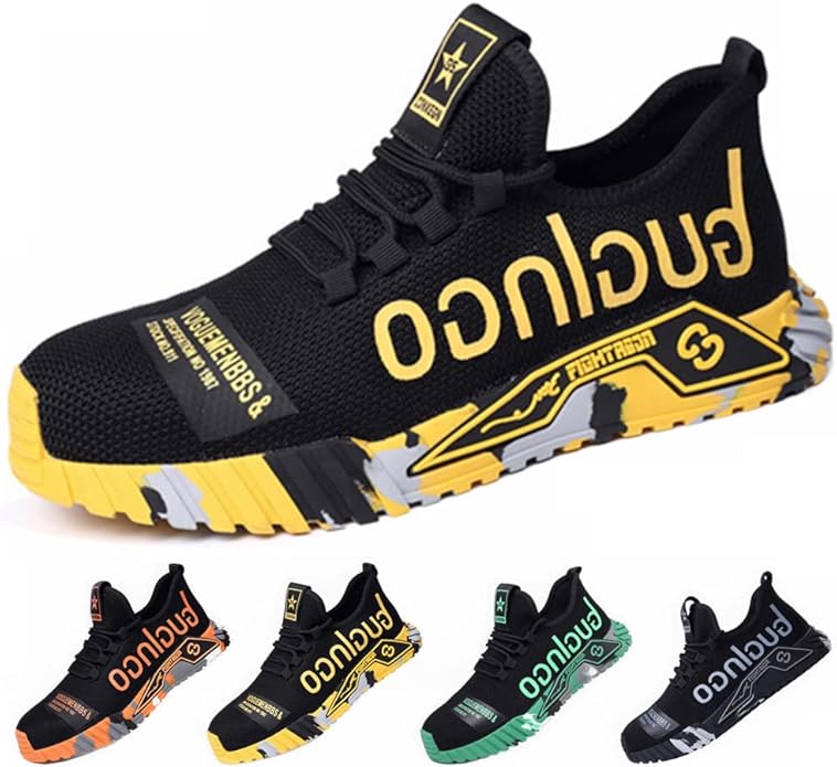 Zapatillas de seguridad cómodas para hombre | Ligeras