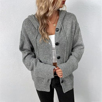 Cardigan en maille long pour femme | Chaud