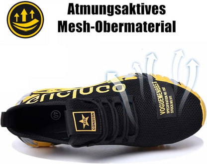 Zapatillas de seguridad cómodas para hombre | Ligeras