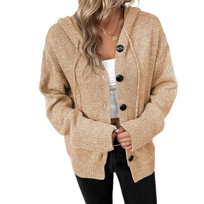 Cardigan en maille long pour femme | Chaud