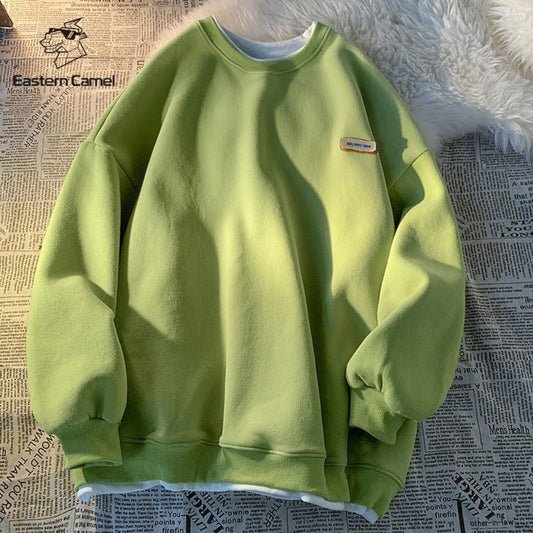 Sweat-shirt femme à col rond et manches longues – Derna