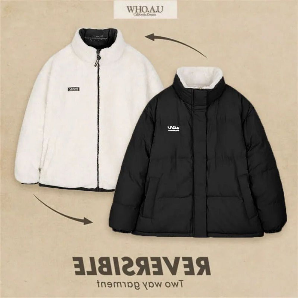 Doudoune réversible manteau double face pour femmes – Milena