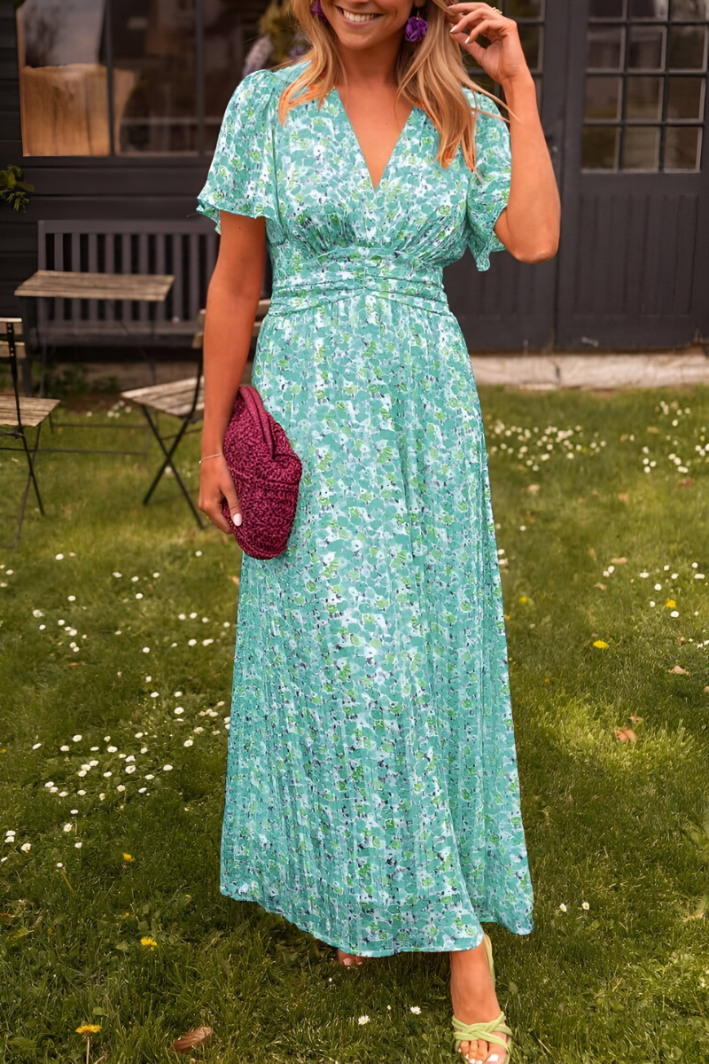 Women's Floral Print Summer Dress | Maxi