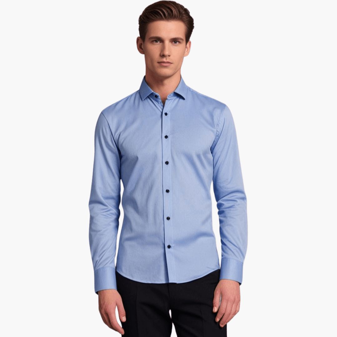 Camisa ajustada para hombre | Manga larga