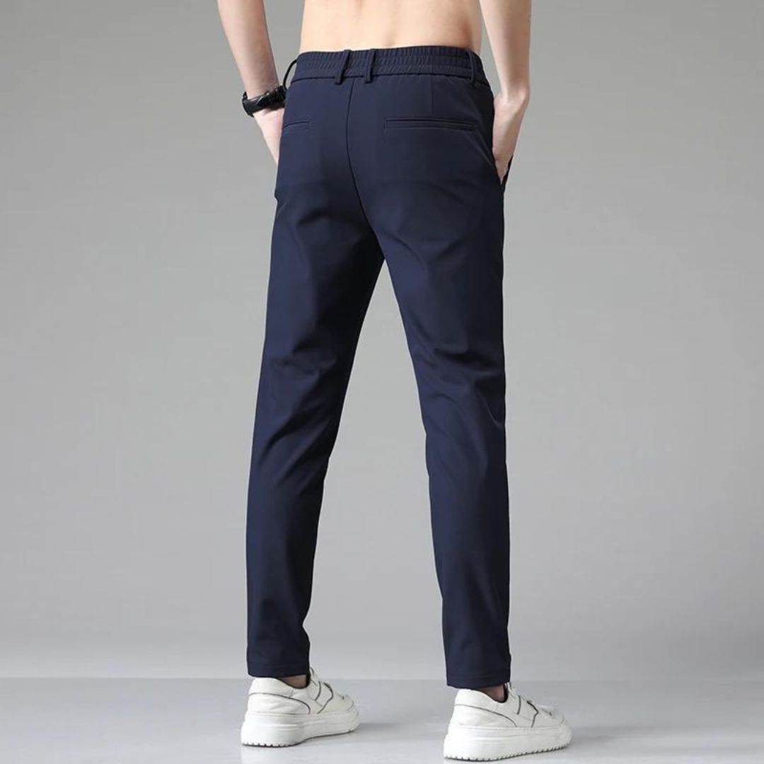 Pantalon chino homme business décontracté | Coupe slim