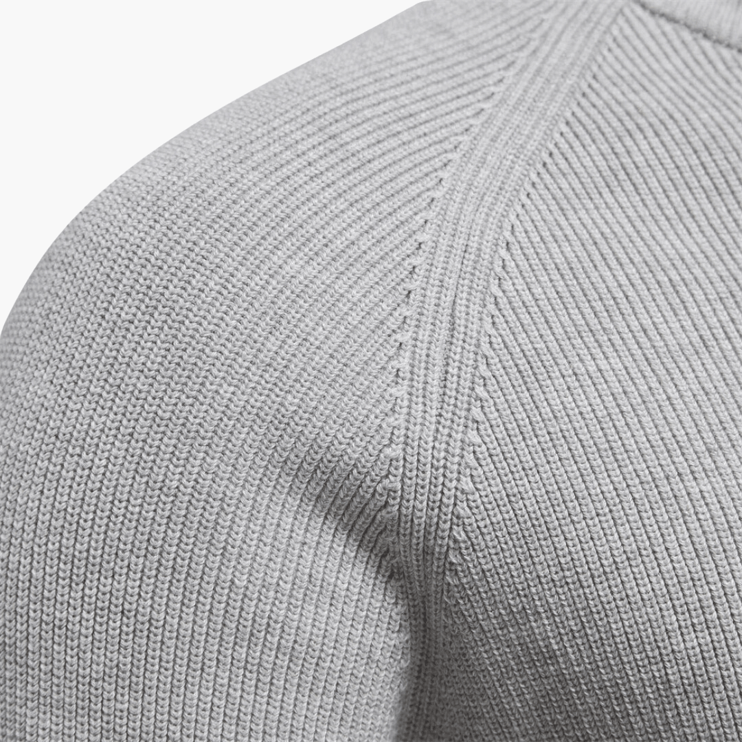 Pull en maille douce homme | Fermeture éclair