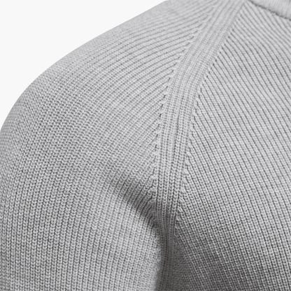 Pull en maille douce homme | Fermeture éclair