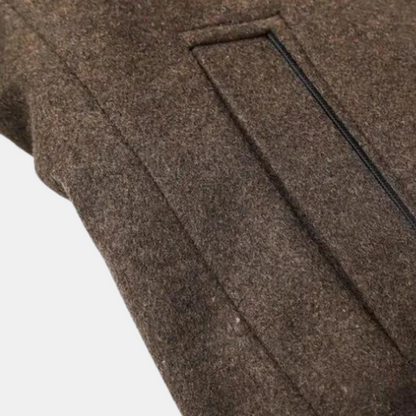 Manteau long homme | Col mao