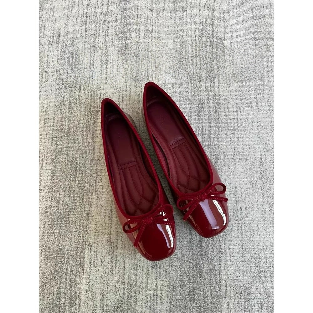 Ballerine in pelle verniciata da donna - Eva