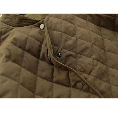 Veste matelassée à boutons et poches pour femmes – Noemi