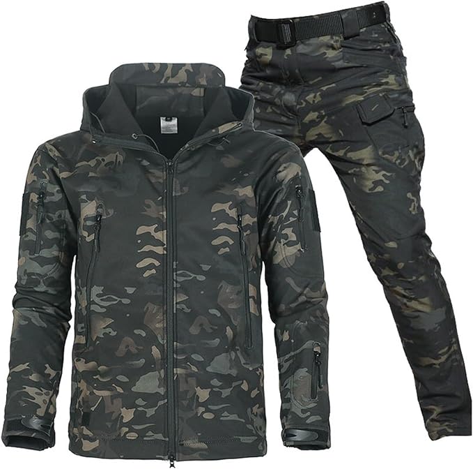 Giacca e pantaloni in softshell da uomo per l'inverno | Impermeabili