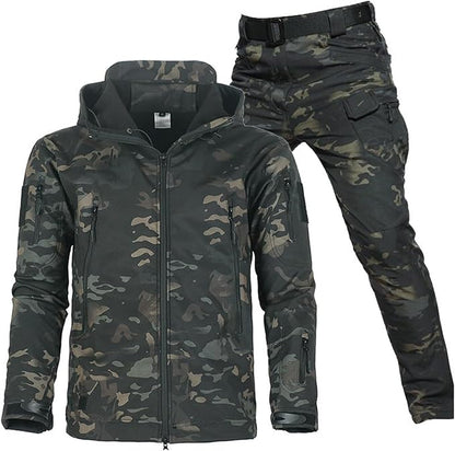 Giacca e pantaloni in softshell da uomo per l'inverno | Impermeabili