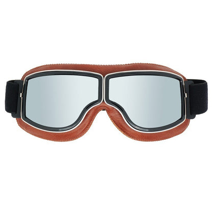 Lunettes de moto vintage polarisées pour homme