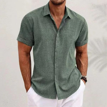 Polo de plage manches courtes homme | Boutonné