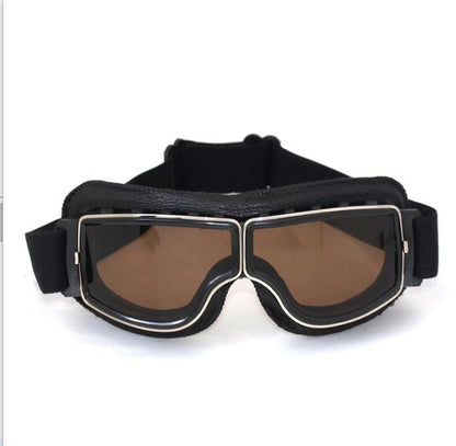 Lunettes de moto vintage polarisées pour homme