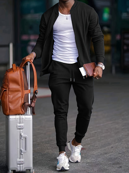 Herren Lässig Jogginganzug | Zweiteiliges Set