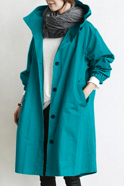 Veste d'hiver longue imperméable pour femme | Légère