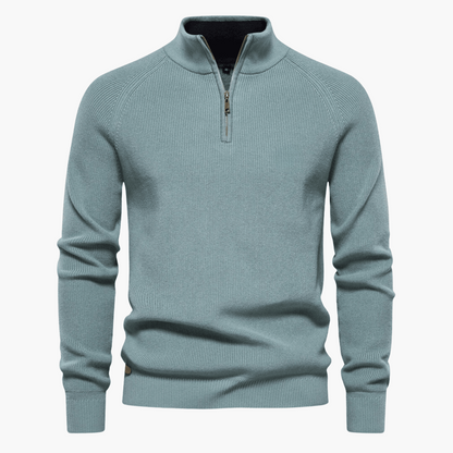 Pull en maille douce homme | Fermeture éclair