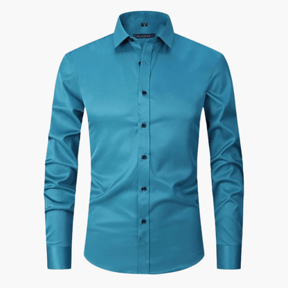 Camisa ajustada para hombre | Manga larga