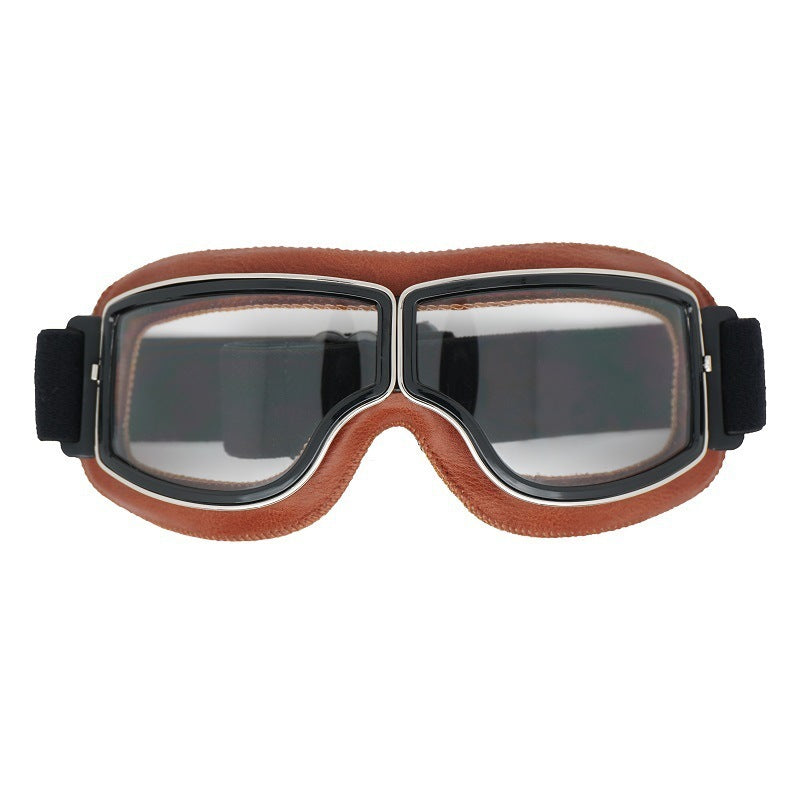 Lunettes de moto vintage polarisées pour homme