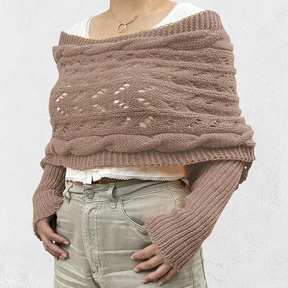 Femme Écharpe en maille élégante | Hiver