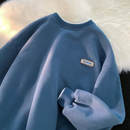Sweat-shirt femme à col rond et manches longues – Derna