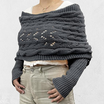 Femme Écharpe en maille élégante | Hiver