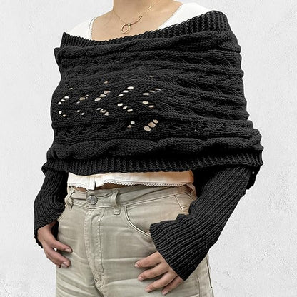 Femme Écharpe en maille élégante | Hiver