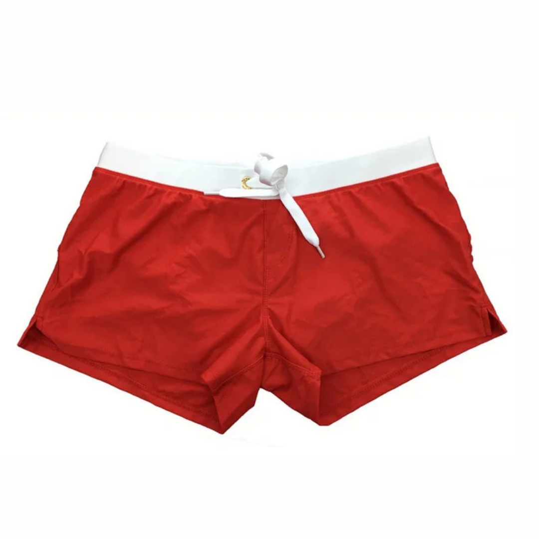 Short de bain d'été pour hommes | Avec cordon de serrage
