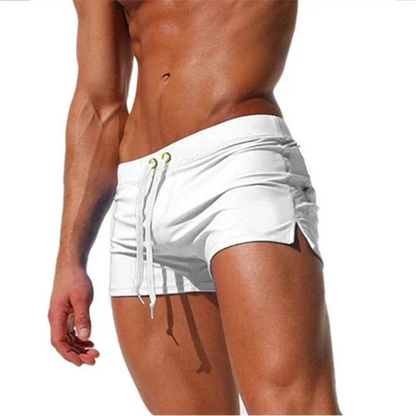 Short de bain d'été pour hommes | Avec cordon de serrage