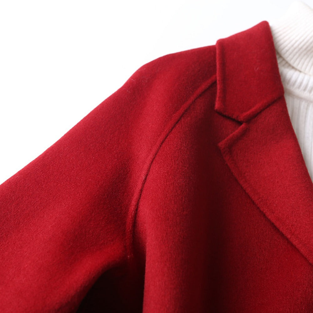 Manteau en laine à double boutonnage pour femmes – Daria