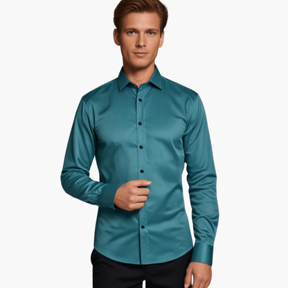 Camisa ajustada para hombre | Manga larga