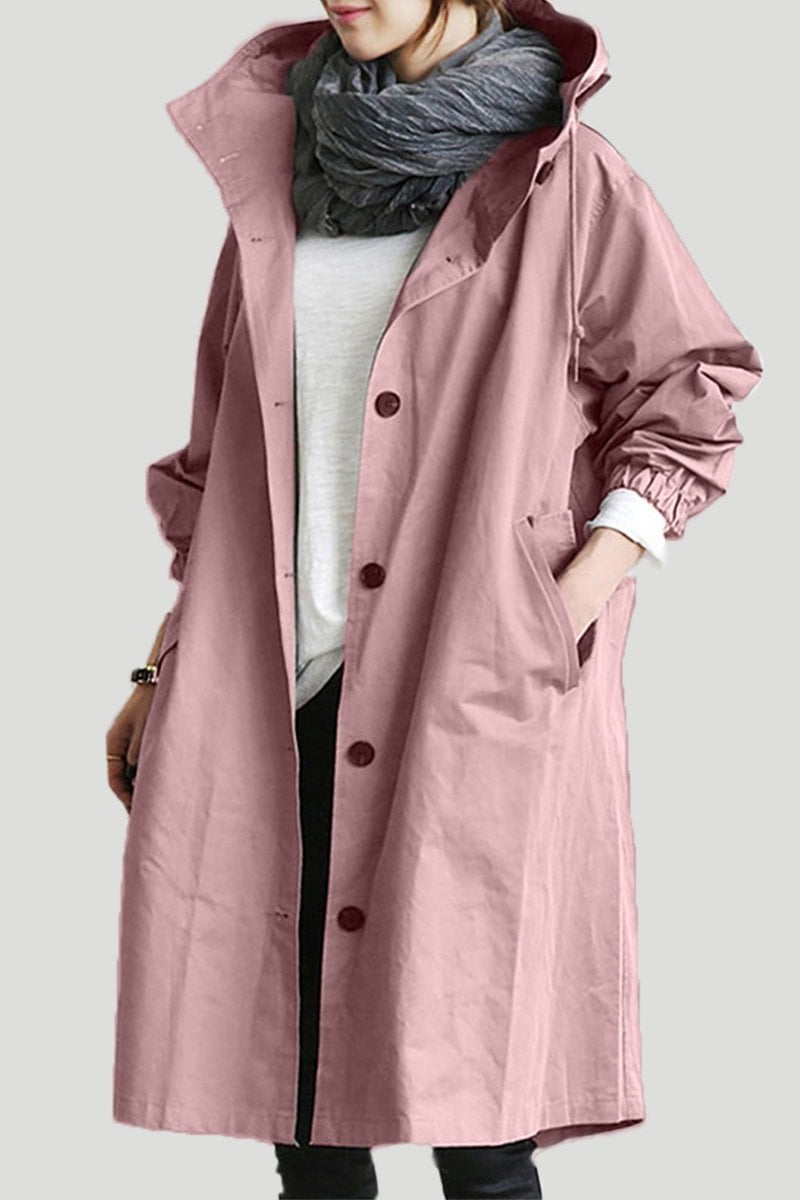 Veste d'hiver longue imperméable pour femme | Légère