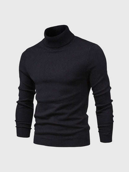 Homme Pull col roulé court | Lavable