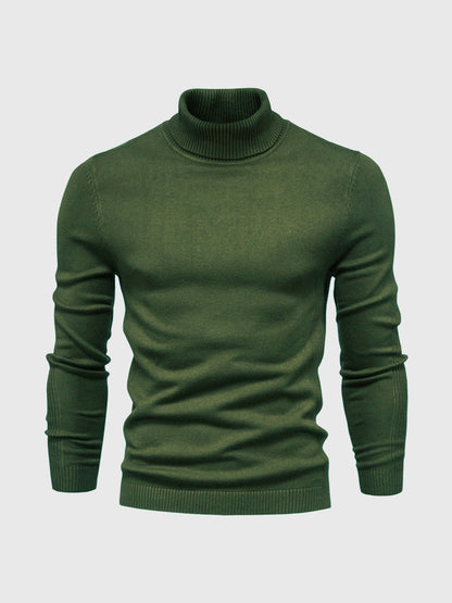 Homme Pull col roulé court | Lavable