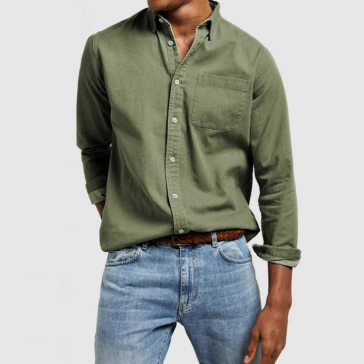 Chemise décontractée homme | Manches longues