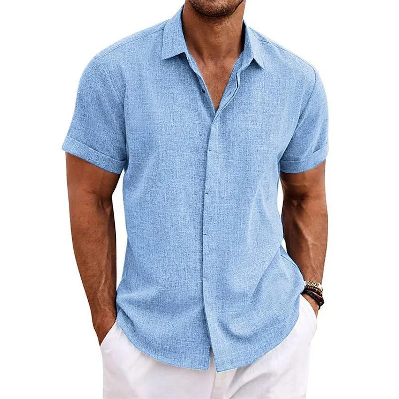 Polo de plage manches courtes homme | Boutonné