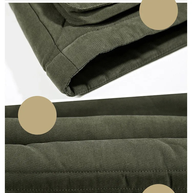 Herren Lang Winterjacke | Mit Kapuze