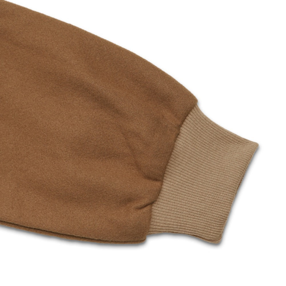 Bomber marron à boutons-pression pour femmes - Santina
